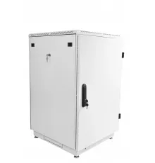 Шкаф телекоммуникационный напольный 27U (600 × 1000) дверь металл