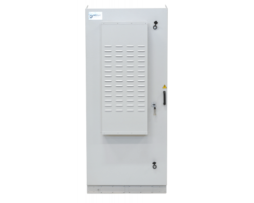 Климатический антивандальный шкаф ШКВ-195 напольный с отдельным отсеком для АКБ