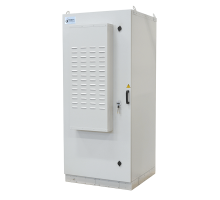 Климатический антивандальный шкаф ШКВ-195 напольный с отдельным отсеком для АКБ