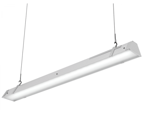 Светодиодный светильник LE-0790 Ритейл (подвесной) 40 Вт линейного типа проходной с опаловым рассеивателем